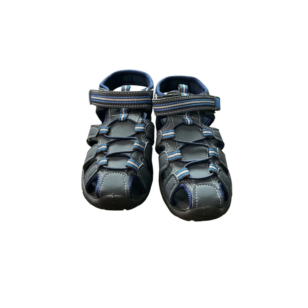 Rugged Bear Boys Navy Blue Closed Toe Fisherman Sandals Size 11 RB81480‎